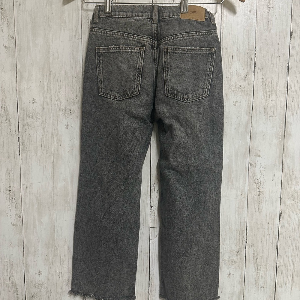 Zara Kids Charcoal Jeans Size 9 - Picture 2 of 6